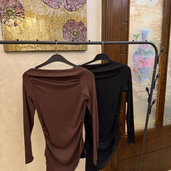 COTTON DENTELLE ASYMMETRIC