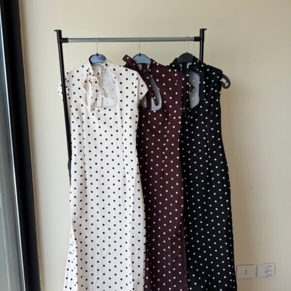 ZARA POLKA DOTS MIDI DRESS