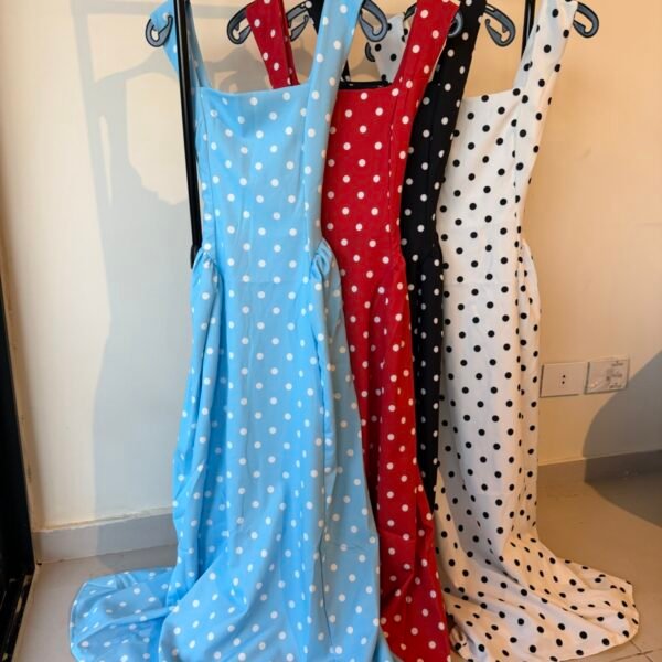 POLKA MAXI DRESS