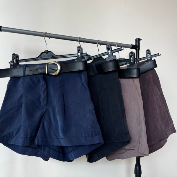 TENSEL SHORTS WITH BELT