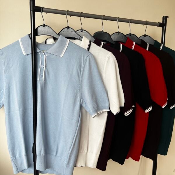 POLO TOP WITH WHITE