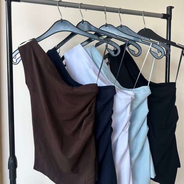 ONE SHOULDER BASIC TOP