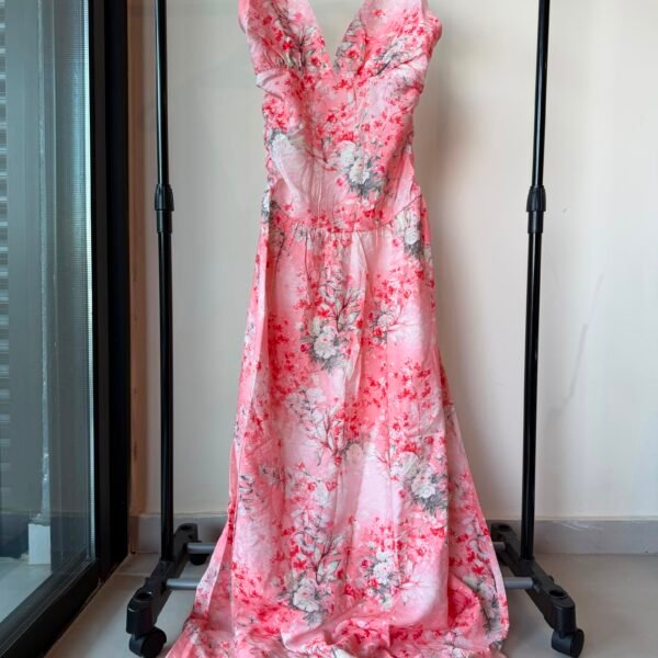 HALTER FLOWER DRESS