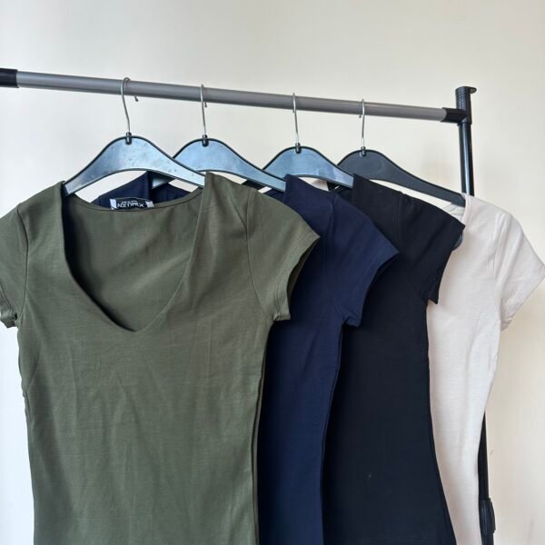 V NECK BASIC TOP