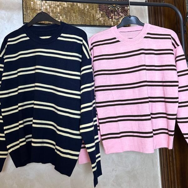 ROUND STRIPED SOFT WOOL