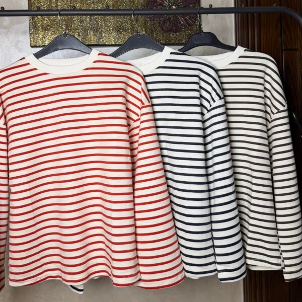 OYSHO FABRIC STRIPED SWEATER