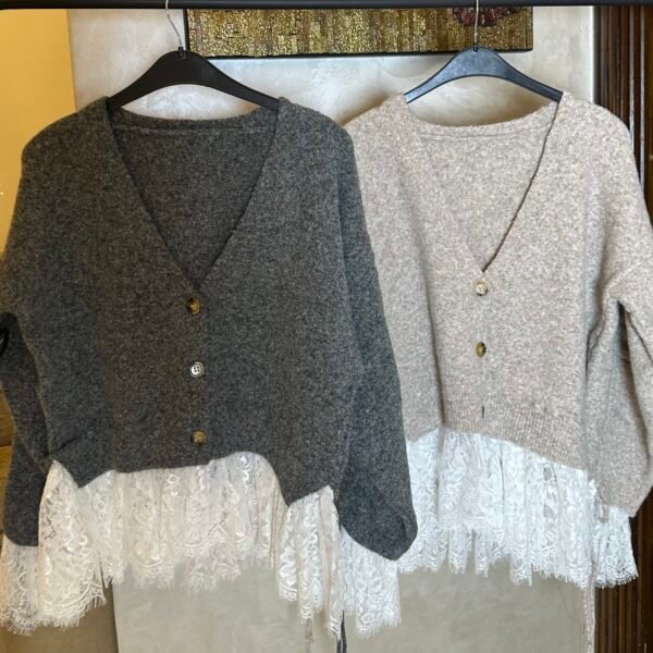 CARDIGAN WITH LACE