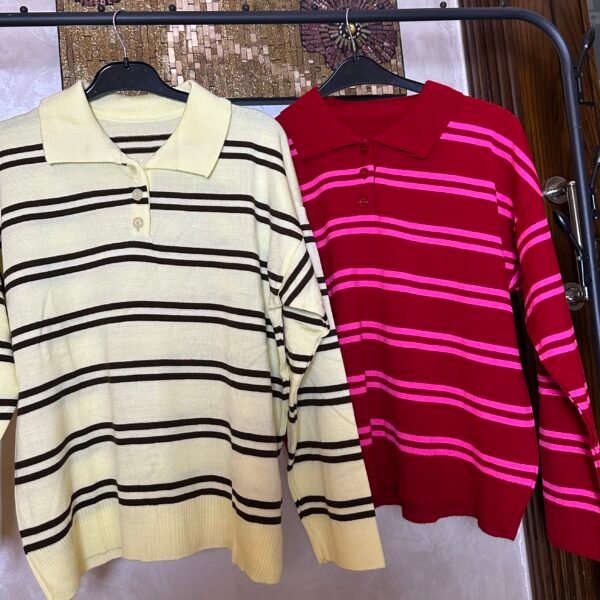 SOFT WOOL TOP WITH STRIPES